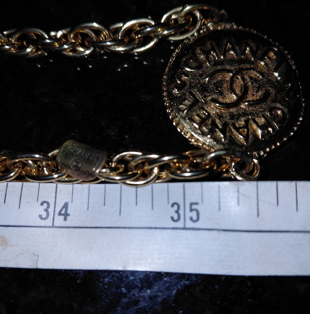 CHANEL Long Gold CC Medallion Necklace EVC!😍 - Picture 10 of 10